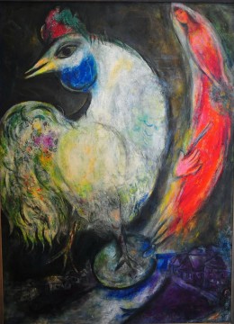Marc Chagall Painting - Un gallo contemporáneo de Marc Chagall